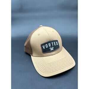Vortex Optics Go Big Patch Cap - Tan & Brown Snapback Adjustable Hat